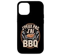 J'Peux Pas J'ai BBQ - Amoureux du Barbecue Saucisson BBQ Coque pour iPhone 12/12 Pro