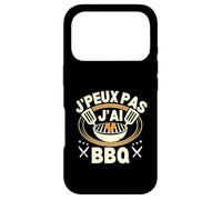 J'Peux Pas J'Ai BBQ - Amoureux du Barbecue Saucisson BBQ Coque pour iPhone 17 Pro