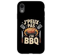 J'Peux Pas J'ai BBQ - Amoureux du Barbecue Saucisson BBQ Coque pour iPhone XR