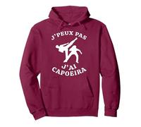 J'Peux Pas J'Ai Capoeira Cadeau Drôle Capoeira Danseur Sweat à Capuche, Unisexe pour Adultes, Marron, XXL