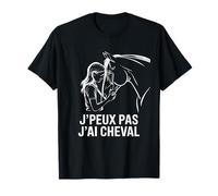 Jpeux Pas Jai Cheval Funny Horse Riding T-Shirt