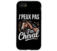 J'Peux Pas J'Ai Cheval Humour Amour Équitation Cavalière Coque pour iPhone SE (2020) / 7/8