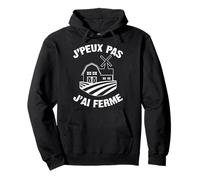 J'Peux Pas J'ai Ferme Tshirt Humour Cadeau Tracteur Ferme Sweat à Capuche