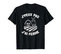 J'Peux Pas J'ai Ferme Tshirt Humour Cadeau Tracteur Ferme T-Shirt
