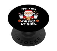 J'Peux Pas J'Ai Film De Noël Humour Joyeux Noël 2025 PopSockets PopGrip Adhésif