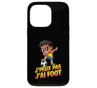 JPEUX Pas Jai Foot Funny Soccer Kid Cartoon Coque pour iPhone 13 Pro