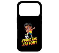JPEUX Pas Jai Foot Funny Soccer Kid Cartoon Coque pour iPhone 17 Pro