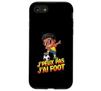 JPEUX Pas Jai Foot Funny Soccer Kid Cartoon Coque pour iPhone SE (2020) / 7/8