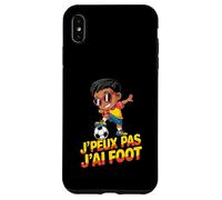 JPEUX Pas Jai Foot Funny Soccer Kid Cartoon Coque pour iPhone XS Max
