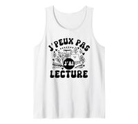 J'peux Pas J'Ai Lecture Amoureux des Livres Lecteur lectrice Débardeur