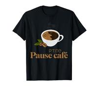 J'Peux Pas J'ai ma pause Café Humour Cadeau Coffee Drôle T-Shirt