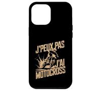 JPEUX Pas Jai Motocross French Dirt Bike Rider Coque pour iPhone 12 Pro Max