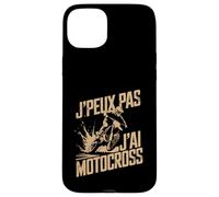 JPEUX Pas Jai Motocross French Dirt Bike Rider Coque pour iPhone 15 Plus