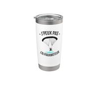 J'peux pas, j'ai Paramoteur - Les milles excuses Humour Gobelet isotherme en acier inoxydable double paroi