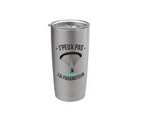 J'peux pas, j'ai Paramoteur - Les milles excuses Humour Gobelet isotherme en acier inoxydable double paroi