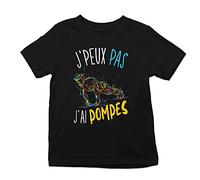 J'peux Pas J'Ai Pompes | T-Shirt Enfant Collection Humour Sport Athlétisme pour Fans de Musculation et Gym 12 Ans