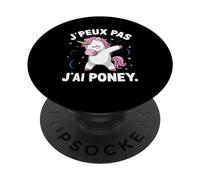 J'peux pas J'ai Poney PopSockets PopGrip Interchangeable