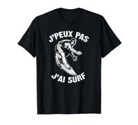 J'Peux Pas J'Ai Surf Humour Surfing Cadeau Drôle Ado Surfeur T-Shirt Graphique avec Valeur