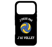 J'Peux Pas J'Ai Volley Humour Volley-Ball Ballon Volleyeur Coque pour iPhone 17 Pro