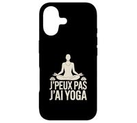 JPEUX Pas Jai Yoga Funny French Yoga Meditation Coque pour iPhone 17