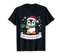 J'Peux Pas J'attends Le Père Noël Pingouin Kawaii Cookies T-Shirt