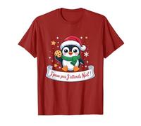 J'Peux Pas J'attends Le Père Noël Pingouin Kawaii Cookies T-Shirt