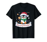 J'Peux Pas J'attends Le Père Noël Pingouin Kawaii Cookies T-Shirt