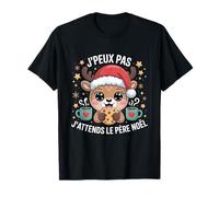 J'Peux Pas J'attends Le Père Noël Renne Kawaii Cookies T-Shirt