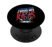 J'Peux Pas J'Bosse Mes Katas Karate Dojo PopSockets PopGrip Adhésif