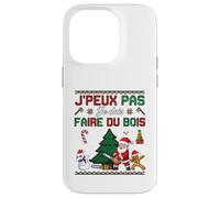 J'Peux Pas Je Dois Faire Bois Hachette Bûcheron noël Coque pour iPhone 14 Pro