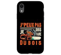 J'peux Pas Je Dois Faire du Bois, Papa Forestier Humour Coque pour iPhone XR