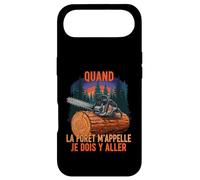 J'Peux Pas Je Dois Faire du Bois Tronçonneuse Drole Bûcheron Coque pour iPhone Air