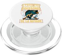 J'peux Pas Je Dois Sauver Les Poissons Humour Pêche Pêcheur PopSockets PopGrip pour MagSafe