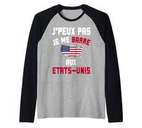 J'peux Pas Je me Barre aux Etats Unis Cadeau Voyage USA Manche Raglan