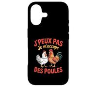 J'Peux Pas Je M'occupe des Poules Fermier Poule Agricultures Coque pour iPhone 17