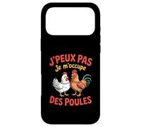 J'Peux Pas Je M'occupe des Poules Fermier Poule Agricultures Coque pour iPhone 17 Pro Max