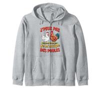 J'Peux Pas Je M'occupe Des Poules Fermier Poule Agricultures Sweat à Capuche