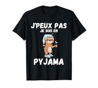 J'Peux Pas Je suis en Pyjama Cadeau Amusant avec Paresseux T-Shirt
