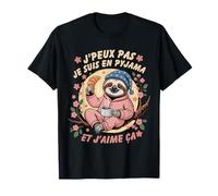 J'Peux Pas Je suis en Pyjama Cadeau Amusant avec Paresseux T-Shirt