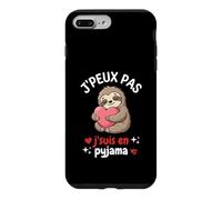 J'Peux Pas Je suis en Pyjama Paraisseux Drôle Humour Panda Coque pour iPhone 7 Plus/8 Plus