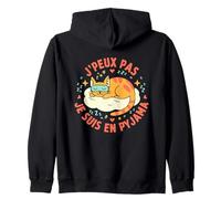 J'Peux Pas Je suis en Pyjama Paraisseux Drôle Humour Sweat à Capuche