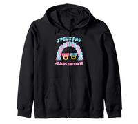 J'peux Pas Je Suis Enceinte Grossesse cadeau future maman Sweat à Capuche
