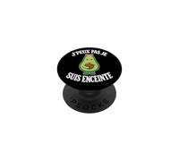 J'peux Pas Je suis Enceinte Humour Grossesse Avocat Kawaii PopSockets PopGrip Adhésif