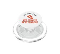 J'Peux Pas Mes Tomates M'Attendent Humour Jardinage Jardin PopSockets PopGrip pour MagSafe
