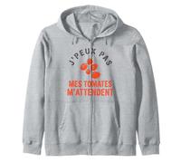 J'Peux Pas Mes Tomates M'Attendent Humour Jardinage Jardin Sweat à Capuche