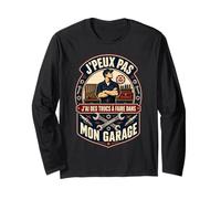 J'peux Pas Mon Garage Papa Bricoleur Fête des Pères Manche Longue