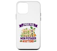 J'peux Pas Mon Potager m'attend - Humour Jardinage Coque pour iPhone 12 Mini