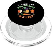 J'peux Pas Mon Potager m'attend - Humour Jardinage PopSockets PopGrip pour MagSafe