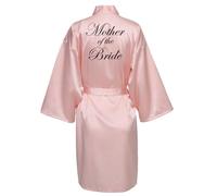 JPHCHSC Demoiselle D'honneur, Mère Mariée Kimono, Satin De Soie Robe De Nuit, Peignoir Dames