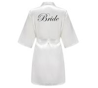 JPHCHSC Demoiselle D'honneur Robe, Mère Mariée Kimono, Satin De Soie Robe De Nuit Robe, Robes De Mariée Robe Peignoir Dames